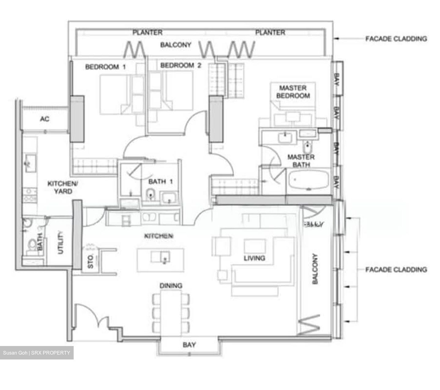 South Beach Residences (D7), Apartment #562258131